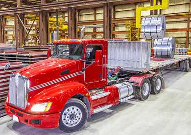 Steel Coil Flatbed Trucking and Transport